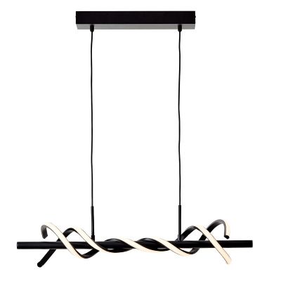 Suspension noire moderne, Quang, 16W, 3000K LED