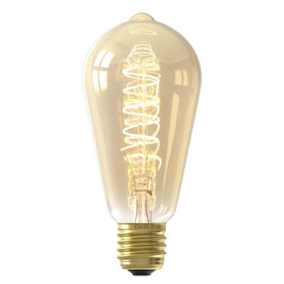 Calex ampoule LED Edison E27 gradable ambre, 3,8W, 2100K