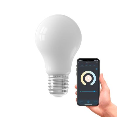 Calex ampoule LED connectée E27 7W, blanc chaud à froid réglable