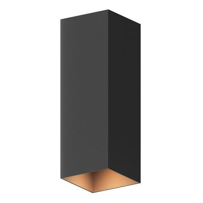 Applique up and down en aluminium noire, Dion, 8W, 3000K LED, IP54