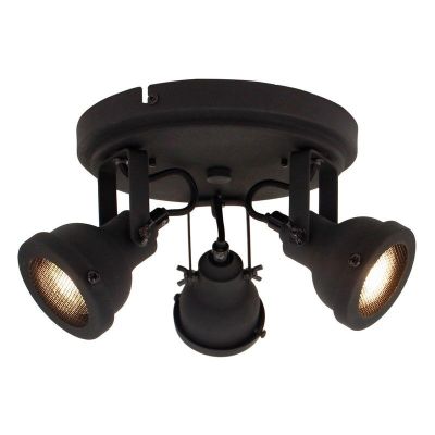 Spot plafond noir industriel, Chesney