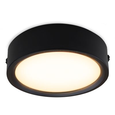 Plafonnier noir en aluminium, Aletta, 5W, 3000K LED