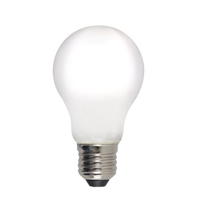 Dimmable E27 ampoule LED, A60, 5w, verre blanc, 4000k