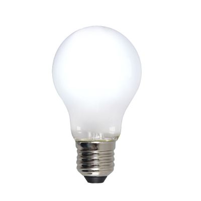 Dimmable E27 ampoule LED, A60, 5w, verre blanc, 6500k