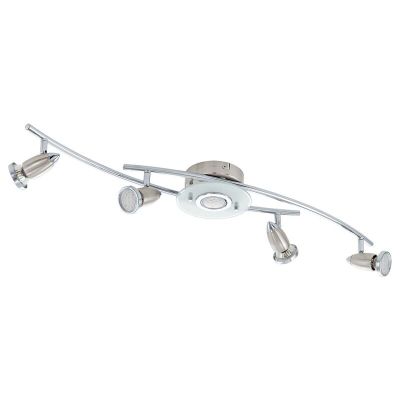 Lampe plafond chromée en acier, Yorben