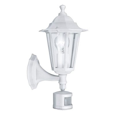 Applique extérieur avec détecteur de mouvement blanche en aluminium, Alieke, IP44