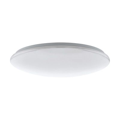 Lampe plafond blanche en aluminium, Patryk, 40W, blanc chaud à froid réglable LED