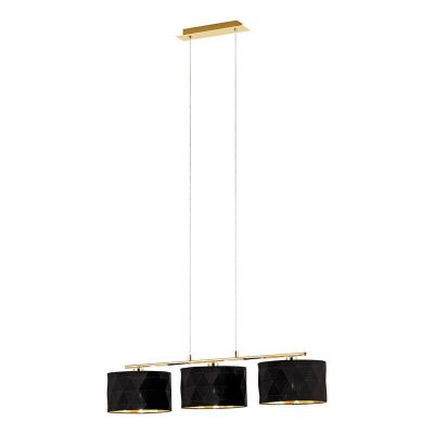 Suspension noire en tissu, Wessel