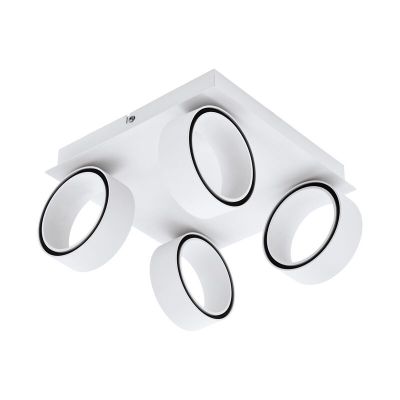 Spot de plafond chromé Gabi, Aluminium, moderne, 5W 3000K (Blanc chaud) LED intégrée
