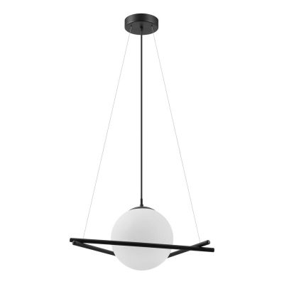 Suspension noire en verre, Tjardo