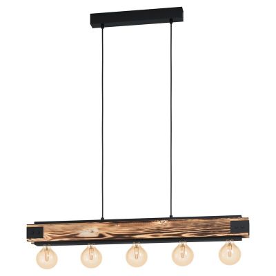 Suspension en bois marronne, Dragana