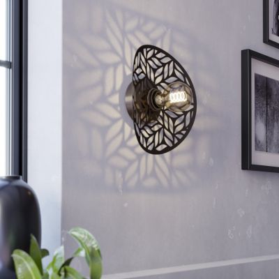 Applique murale bronze en acier, Suraj