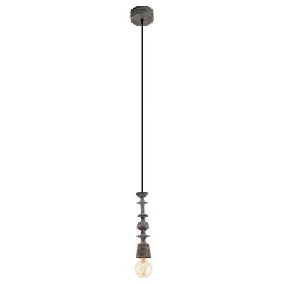 Suspension en bois noire, Abel