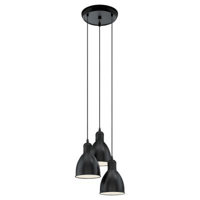 Suspension noire en métal, Lavinio