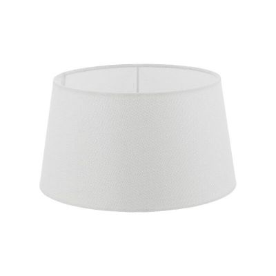Abat-jour blanc Noah, tissu