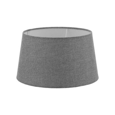 Abat-jour gris Noah, tissu
