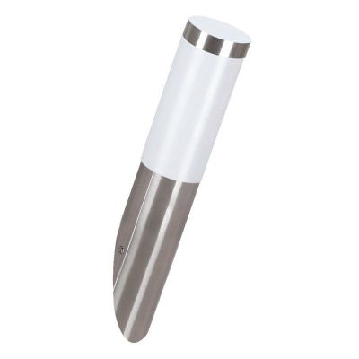 Luminaire extérieur argenté en plastique, Carlein, IP44