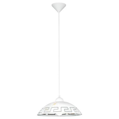 Suspension blanche en verre, Kaj