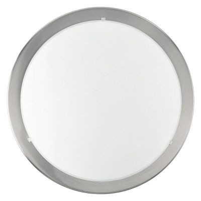 Lampe plafond nickel en verre, Agena