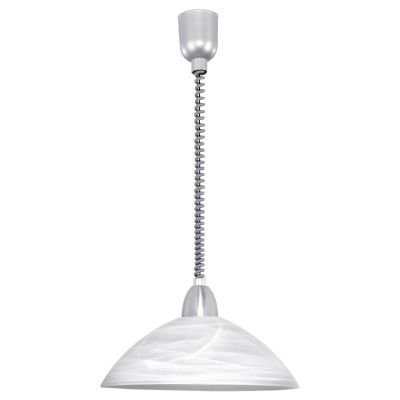 Suspension blanche en verre, Brandon