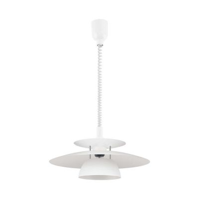 Suspension blanche en acier, Lariana