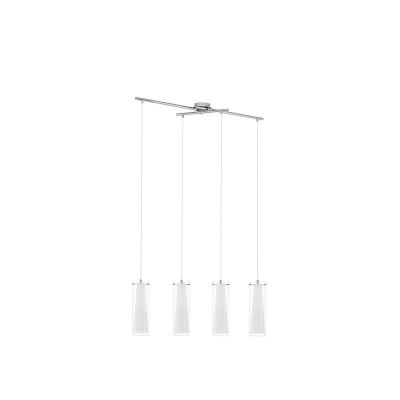 Suspension chromée en verre, Barceno