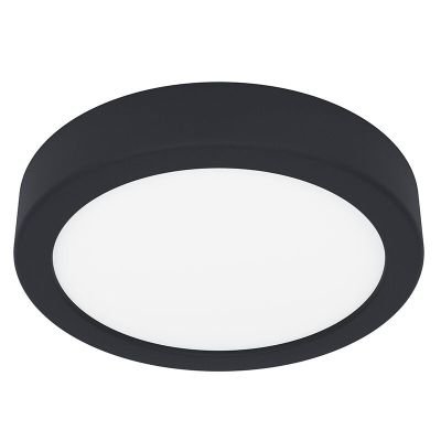 Plafonnier salle de bain blanc en plastique, Geraldo, 11W, 3000K LED, IP44