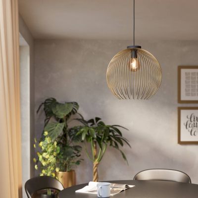 Suspension dorée en acier, Keimpe