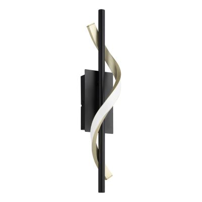 Applique murale laiton en plastique, Cunera, 8,8W, blanc chaud à froid réglable LED, gradable en 3 étapes