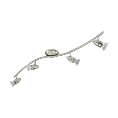 Spot plafond chromé en acier, Elwin
