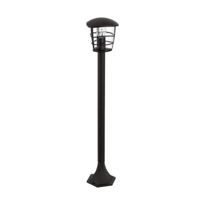 Luminaire extérieur noir en plastique, Inas, IP44