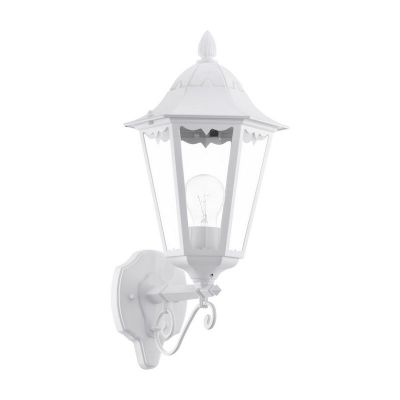 Luminaire extérieur blanc en aluminium, Leanna, IP44