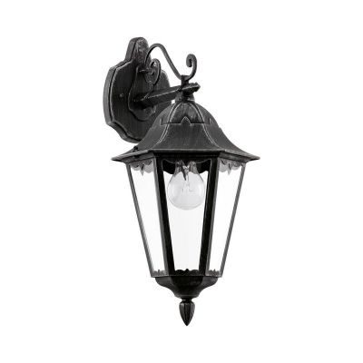 Luminaire extérieur noir en aluminium, Leanna, IP44