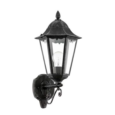 Luminaire extérieur noir en aluminium, Leanna, IP44