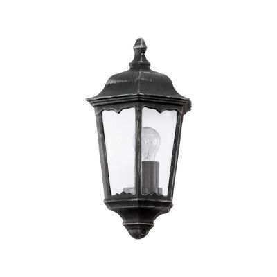 Luminaire extérieur noir en aluminium, Leanna, IP44