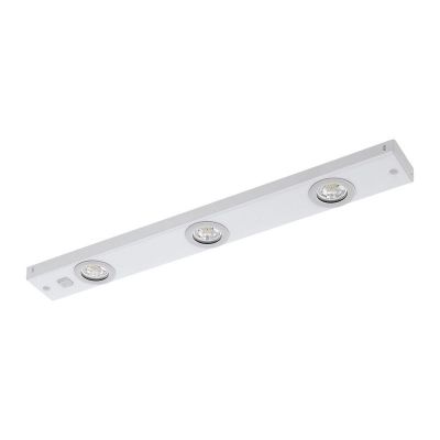 Plafonnier blanc en métal, Jary, 2W, 3000K LED, avec interrupteur