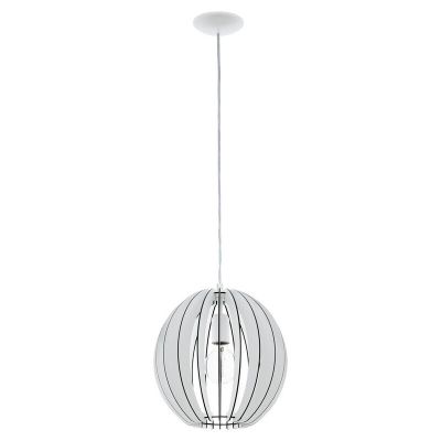 Suspension blanche en bois, Bergama