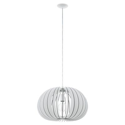 Suspension blanche en bois, Bergama