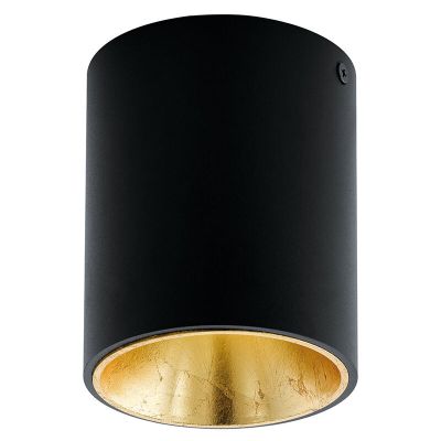 Lampe plafond dorée en aluminium, Dahne, 3W, 3000K LED