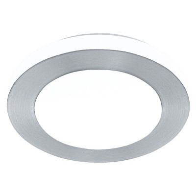 Plafonnier chromé en plastique, Amina, 11W, 3000K LED, IP44