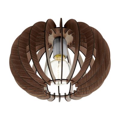 Plafonnier marron en bois, Kiran