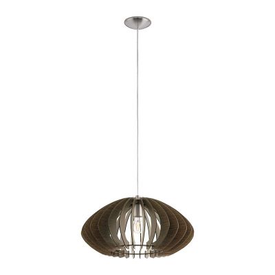 Suspension marronne en bois, Bergama