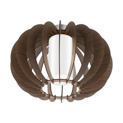 Plafonnier marron en bois, Kiran