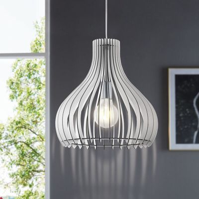 Suspension en bois blanche, Betsy