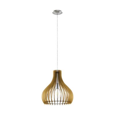 Suspension rustique bois, Betsy