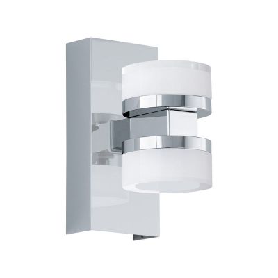 Applique murale chromée en plastique, Busra, 7W, 3000K LED, IP44