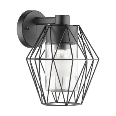 Luminaire extérieur noire en métal, Stan, IP44