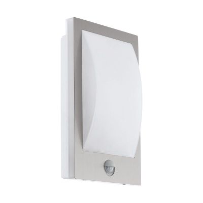 Applique extérieur avec détecteur de mouvement blanche en plastique, Lyam, IP44