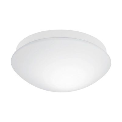 Plafonnier avec capteur blanc en verre, Mees, IP44