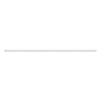Lampe plafond en plastique blanche, Nicolle, 12W, 4000K LED, avec interrupteur
